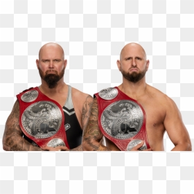 Luke Gallows And Karl Anderson Raw Tag Team Champions, HD Png Download - breezango png