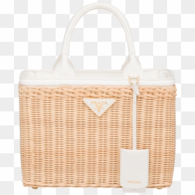 Wicker And Canvas Handbag - Picnic Basket, HD Png Download - wicker basket png