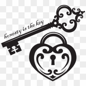 Honesty And Love - Lock And Key Svg, HD Png Download - honesty png