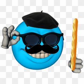 Surreal Memes Wiki - Smiling Face Sunglasses Meme, HD Png Download - french moustache png
