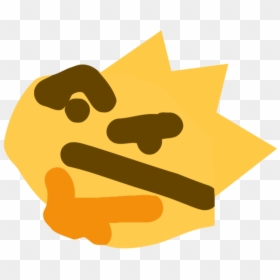 When You Realize All The Power You Have From This Miscommunication - Thinking Emoji Meme, HD Png Download - emoji thinking png