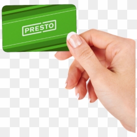 Hand Holding Card Png - Presto Card, Transparent Png - hand holding sign png