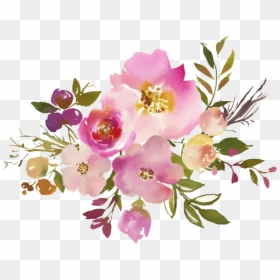Transparent Lush Png - Watercolour Flower Name Label, Png Download - lush png