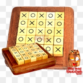 Quixo, Cross Road Or Tic Tac Toe Wooden Strategy Game - Board Game, HD Png Download - tic tac png