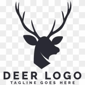 Deer Logo Design - Antler, HD Png Download - deer logo png