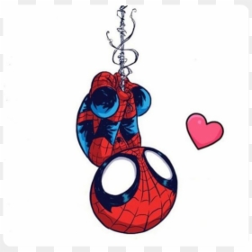 #background #stiker #back #movie #stikers #s #hero - Cute Upside Down Spiderman Drawing, HD Png Download - spiderman background png