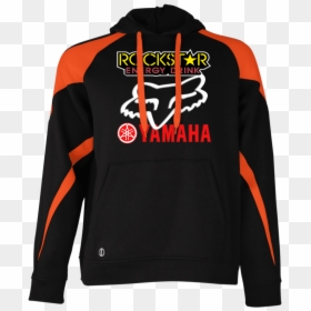 Rockstar Energy Yamaha Fox Racing 229546 Holloway Colorblock - Fox Racing Hoodie, HD Png Download - rockstar energy png