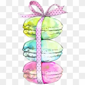 #macaroons #sweets#pastels#tumblr #watercolor #sticker - Illustration, HD Png Download - tumblr watercolor png