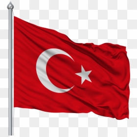 Turkey Flag In - Türkish Flag Png, Transparent Png - turkish flag png