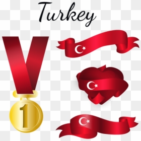 Turkey Flag, Turkey, Flag, Country Png And Vector - Vector Pakistan Flag Png, Transparent Png - turkish flag png
