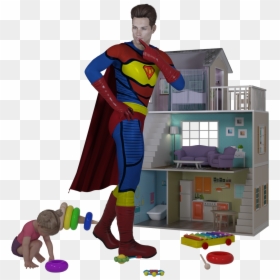 Play, HD Png Download - super dad png