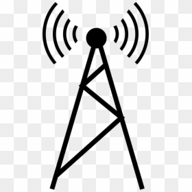 Mobile Tower - Signal Tower Png, Transparent Png - cell phone symbol png