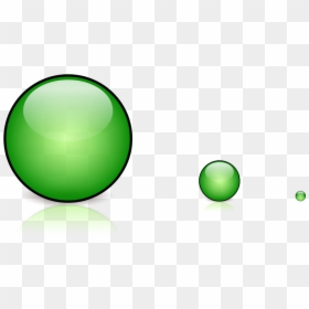Small Green Circle Png, Transparent Png - glass button png
