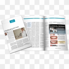 Open Digest Magazine - Newsprint, HD Png Download - open magazine png