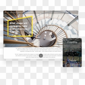 Helical Stairs, HD Png Download - open magazine png