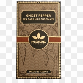 Ghost Pepper Bar 60% - Manoa Milk Chocolate, HD Png Download - ghost pepper png