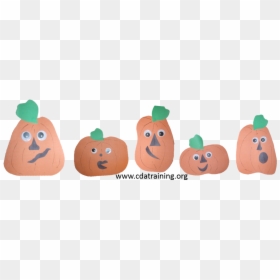 Five Little Pumpkins Cut Outs Clipart - 5 Little Pumpkins Clipart, HD Png Download - pumpkin png clipart