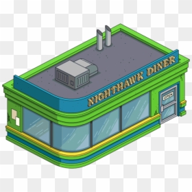 Nighthawk Diner - Simpsons Tapped Out Builds, HD Png Download - diner png