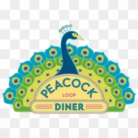 Peacock Diner The Loop - Peacock Diner, HD Png Download - diner png