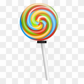 Clipart Rainbow Lollipop, HD Png Download - large png image