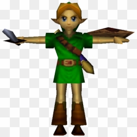 Download Zip Archive - Super Smash Bros Melee Low Poly Models, HD Png Download - young link png