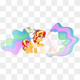 Transparent Forgive Clipart - Sunset Shimmer And Celestia, HD Png Download - forgiveness png