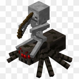 Minecraft Skeleton Jockey, HD Png Download - minecraft ghast png