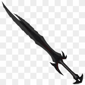 Skyrim Daedric Sword, HD Png Download - frostmourne png