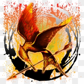 Catching Fire Mockingjay Bird, HD Png Download - mockingjay pin png