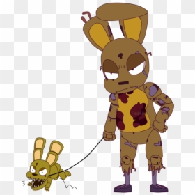 Easy Cute Springtrap Drawings, HD Png Download - plushtrap png