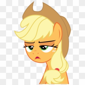 Applejack Is Not Amused Artist Artistsketchmcreations - My Little Pony Applejack Girl, HD Png Download - my little pony applejack png