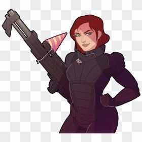 Me Art,фэндомы,me Shepard,illrae - Cartoon, HD Png Download - femshep png