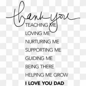 We Love You Png -i Love U Dad Png - Thanks You Dad Quotes, Transparent Png - daddy png tumblr