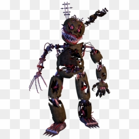 Fnaf Halloween Update Bb - Full Body Twisted Springtrap, HD Png Download - plushtrap png