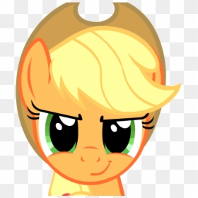 Transparent Little Pony Clipart - My Little Pony Applejack Head, HD Png Download - my little pony applejack png