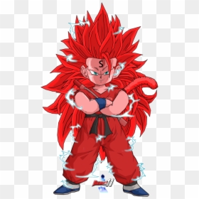 Kid Goku Ssj3, HD Png Download - goku ssj dios azul png