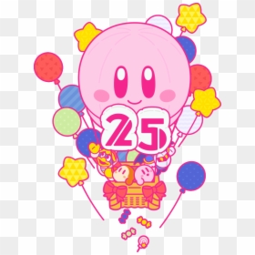 星 の カービィ 25 周年 記念, HD Png Download - groose png