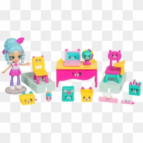 Shoppies Happy Places High School Dolls, HD Png Download - shopkins season 3 png