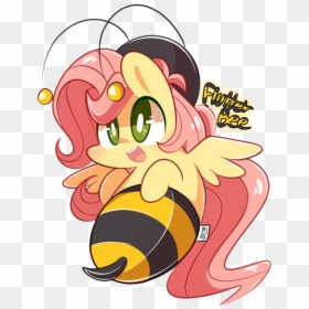 Php56, Bee, Cute, Edit, Flutterbee, Fluttershy, Open - Fluttershy As A Bee, HD Png Download - my little pony fluttershy png