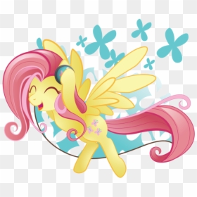 Fluttershy Rarity Twilight Sparkle Princess Celestia - Fluttershy, HD Png Download - my little pony fluttershy png
