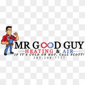 Good Guy Hvac For Heating And Cooling Services - Graphic Design, HD Png Download - hot guy png