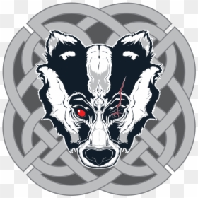 Honey Badger Skull Drawing, HD Png Download - badass skull png