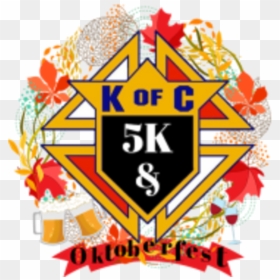 4th Annual Knights Of Columbus 5k & Oktoberfest - Knights Of Columbus Swag, HD Png Download - knights of columbus png