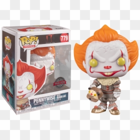 Funko Pop It Chapter 2 Pennywise With Beaver Hat, HD Png Download - pennywise 2017 png