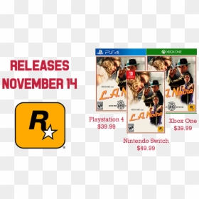 Rockstar Games, HD Png Download - la noire png