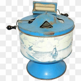 Wolverine Delft Dutch Blue Tin Litho Toy, HD Png Download - lid png