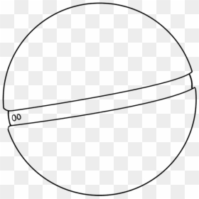 How To Draw Poke Ball - Line Art, HD Png Download - ultraball png