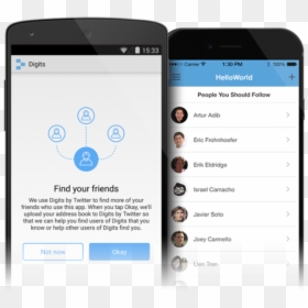 Introducing Friend Finding And Two Step Verification - Instagram Contact List, HD Png Download - twitter app png