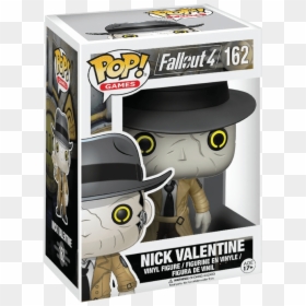 Nick Valentine Funko Pop, HD Png Download - fallout 4 character png