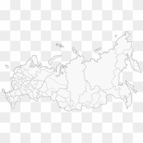 Russia Map Png - Populated Areas In Russia, Transparent Png - blank png file